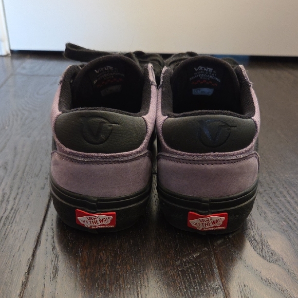 Vans Purple and Black Women's Sneakers - Picture 2 of 9